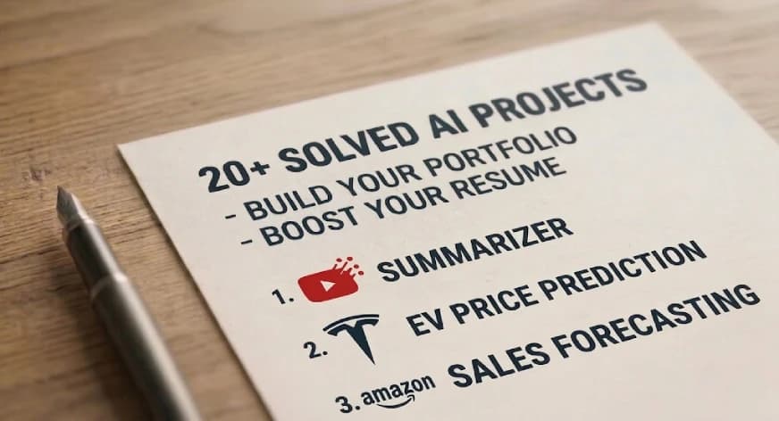 20+ Solved AI Projects to Build Your Portfolio and Boost Your Resume
