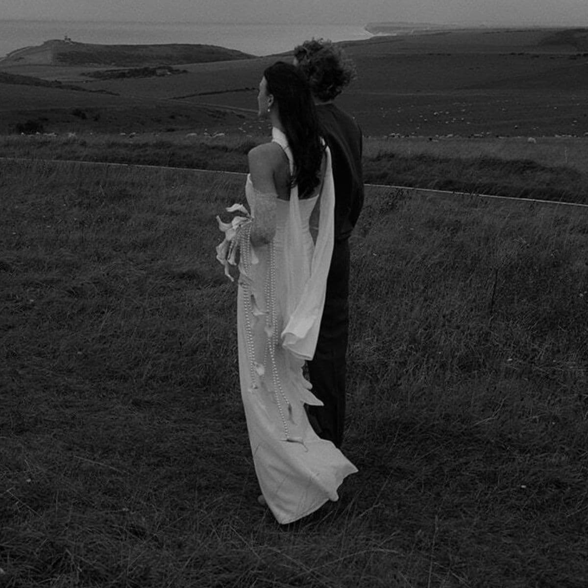  This Beautiful Bride Wore a Custom AYM Dress to Her Intimate Eastbourne Wedding 