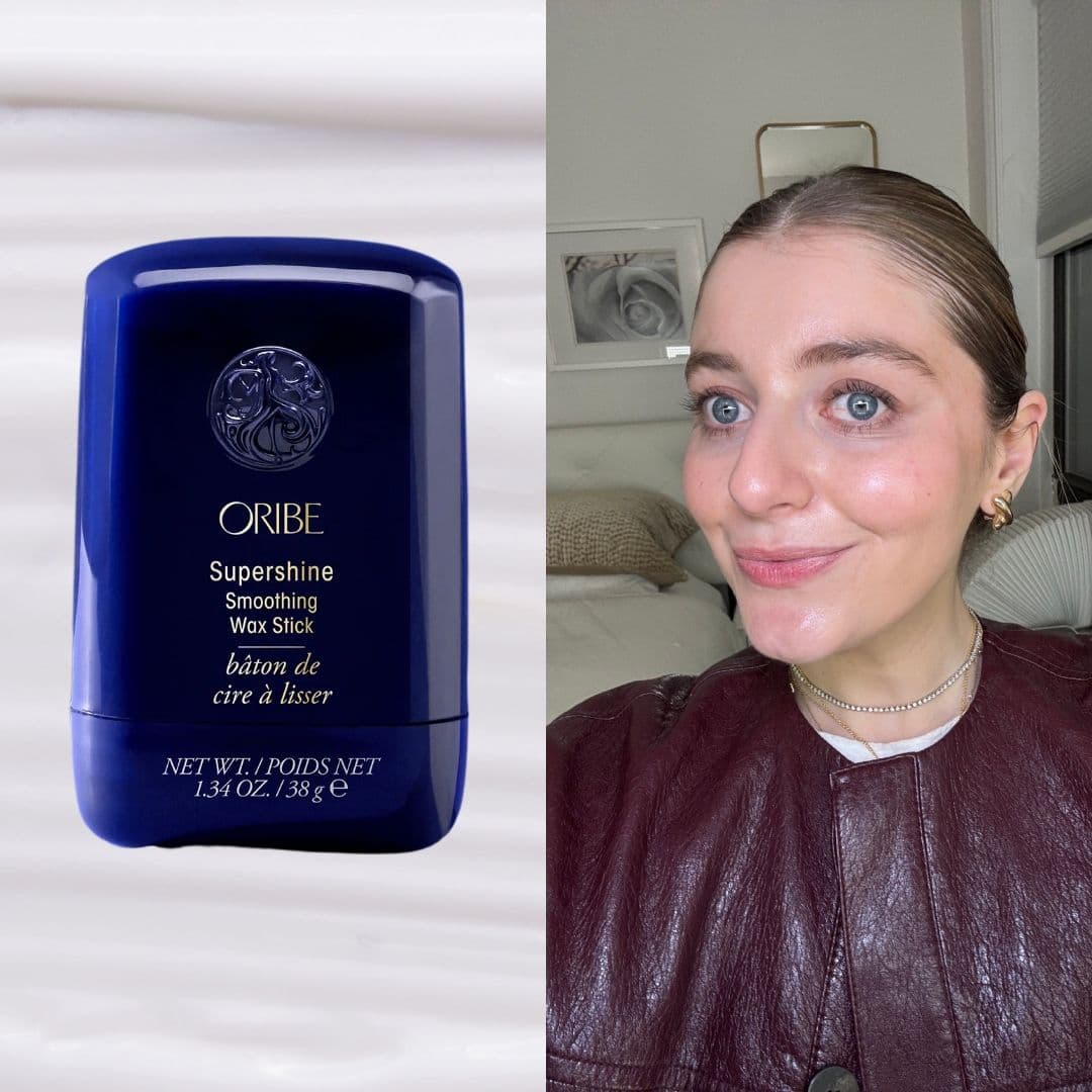  Oribe’s Supershine Smoothing Wax Stick Keeps My Flyaways Down All Day—And Supports Hair Health  