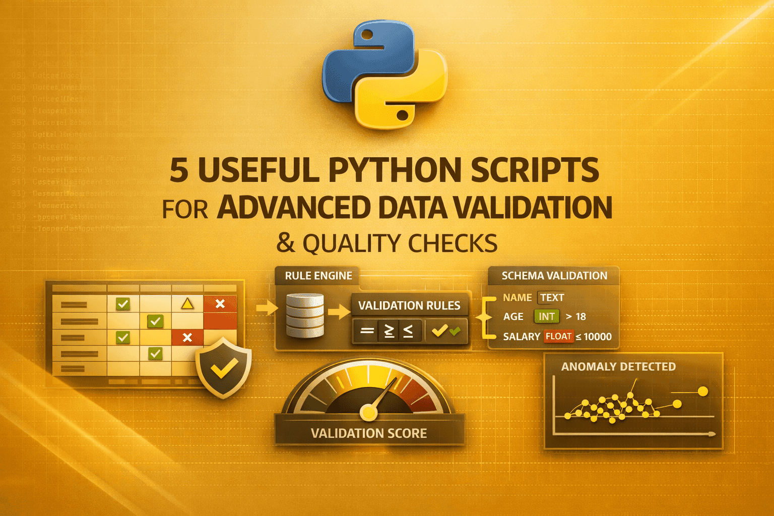5 Useful Python Scripts for Advanced Data Validation & Quality Checks
