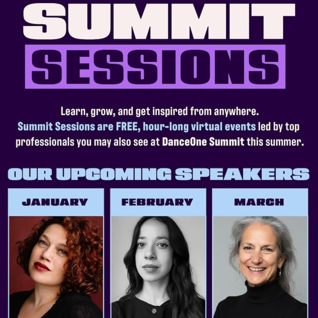 DanceOne Summit offers free virtual Summit Sessions