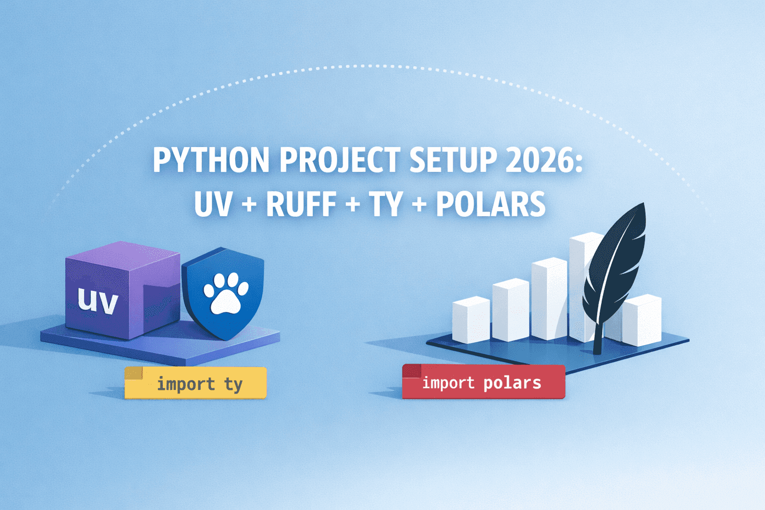 Python Project Setup 2026: uv + Ruff + Ty + Polars